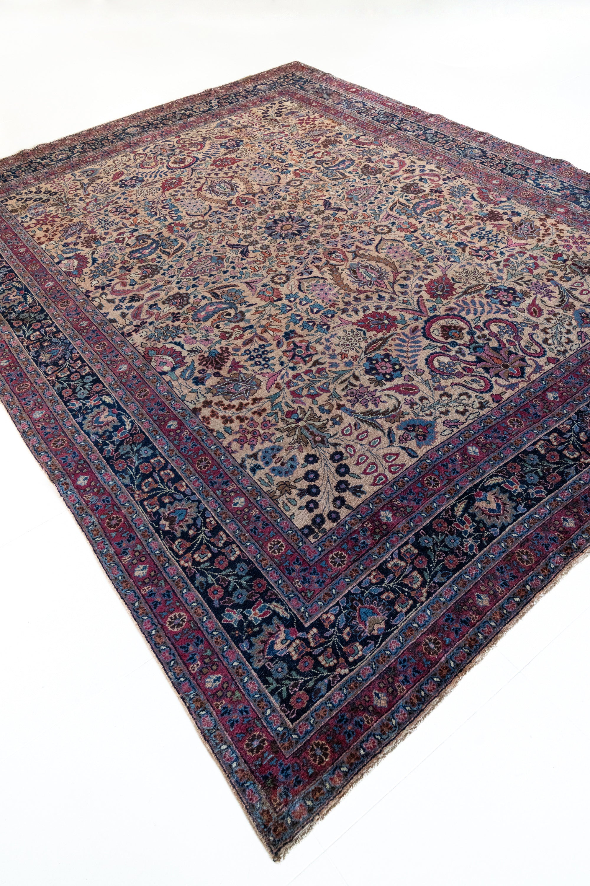 District Loom Vintage Tabriz Area Rug Pricilla