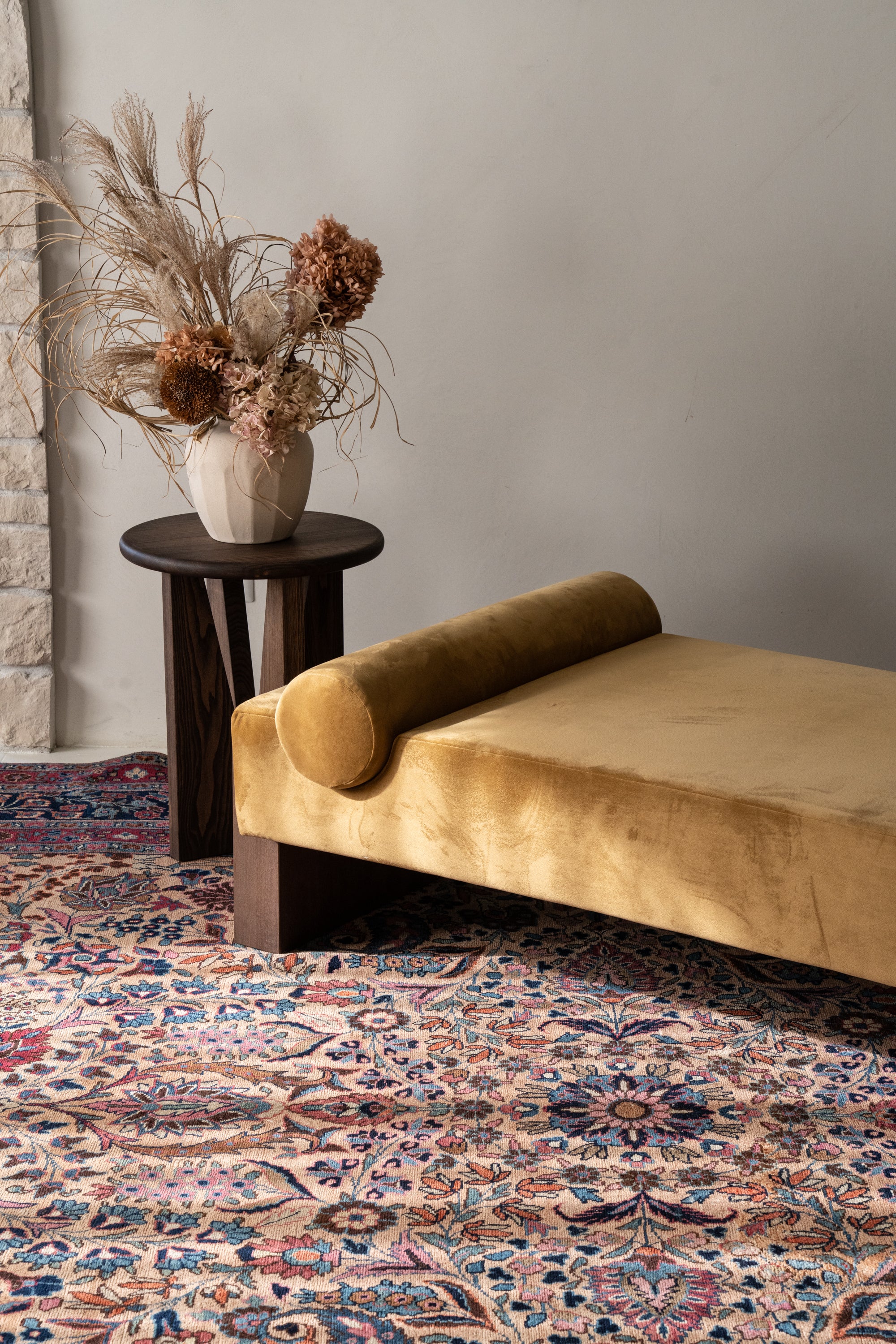 District Loom Vintage Tabriz Area Rug Pricilla