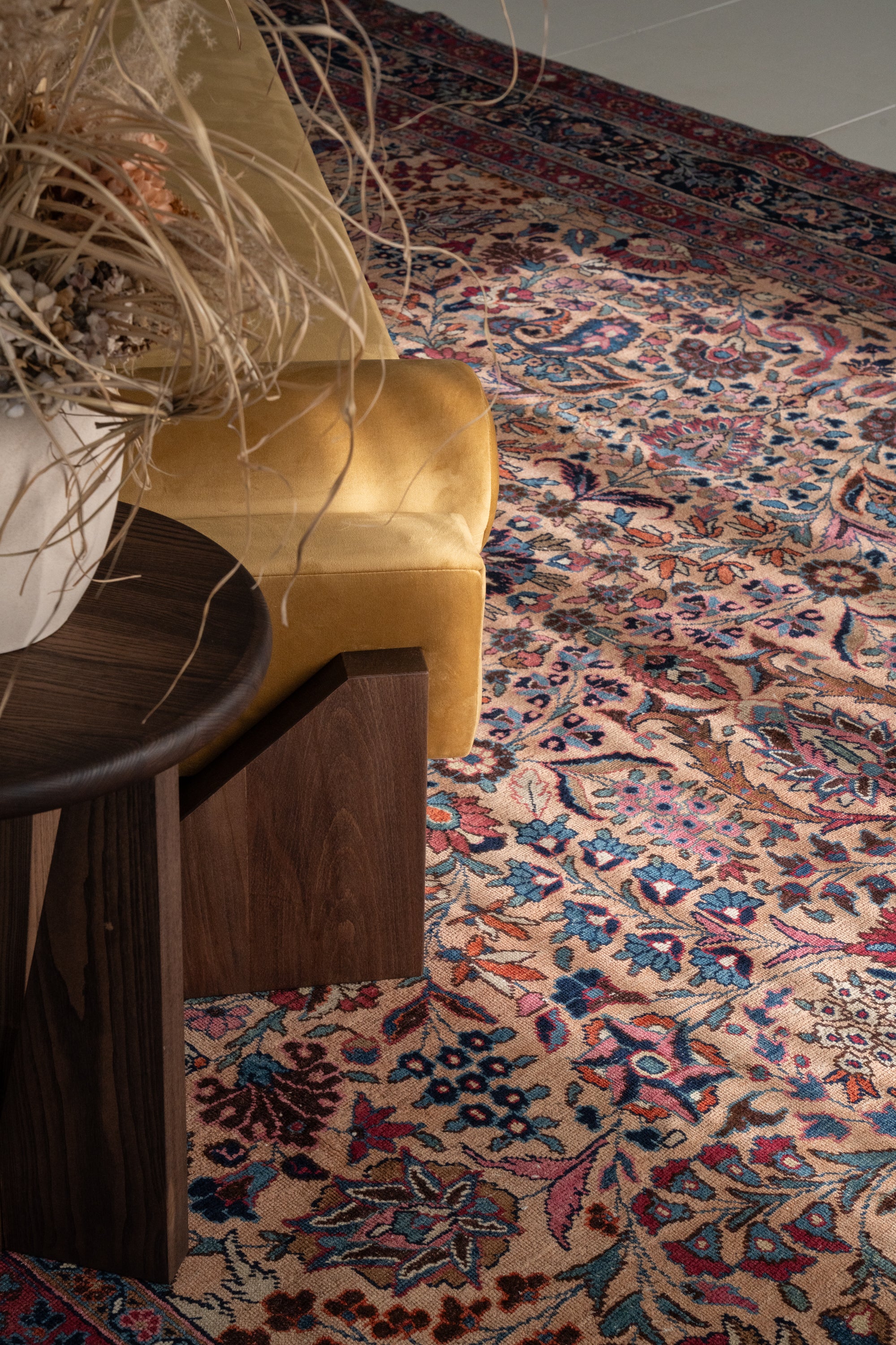 District Loom Vintage Tabriz Area Rug Pricilla