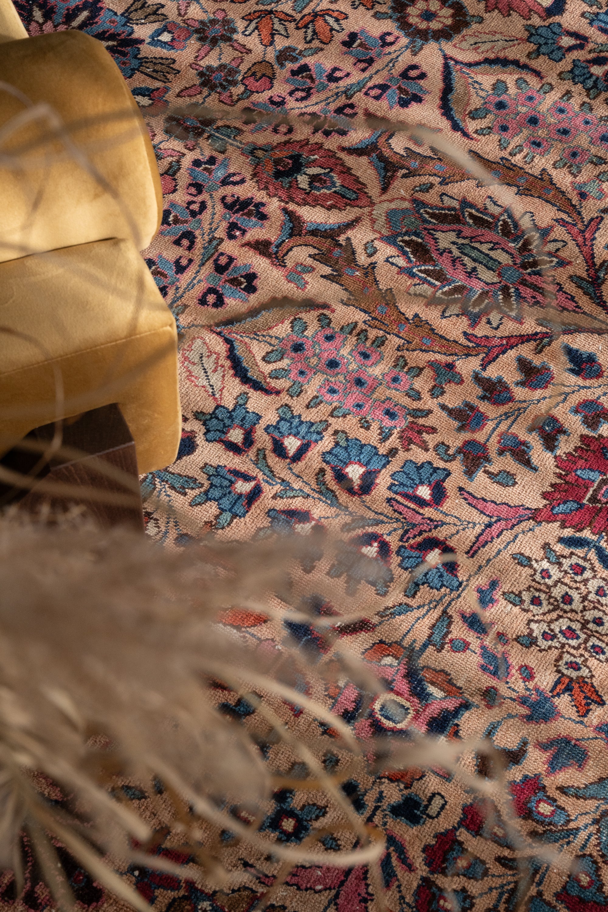 District Loom Vintage Tabriz Area Rug Pricilla