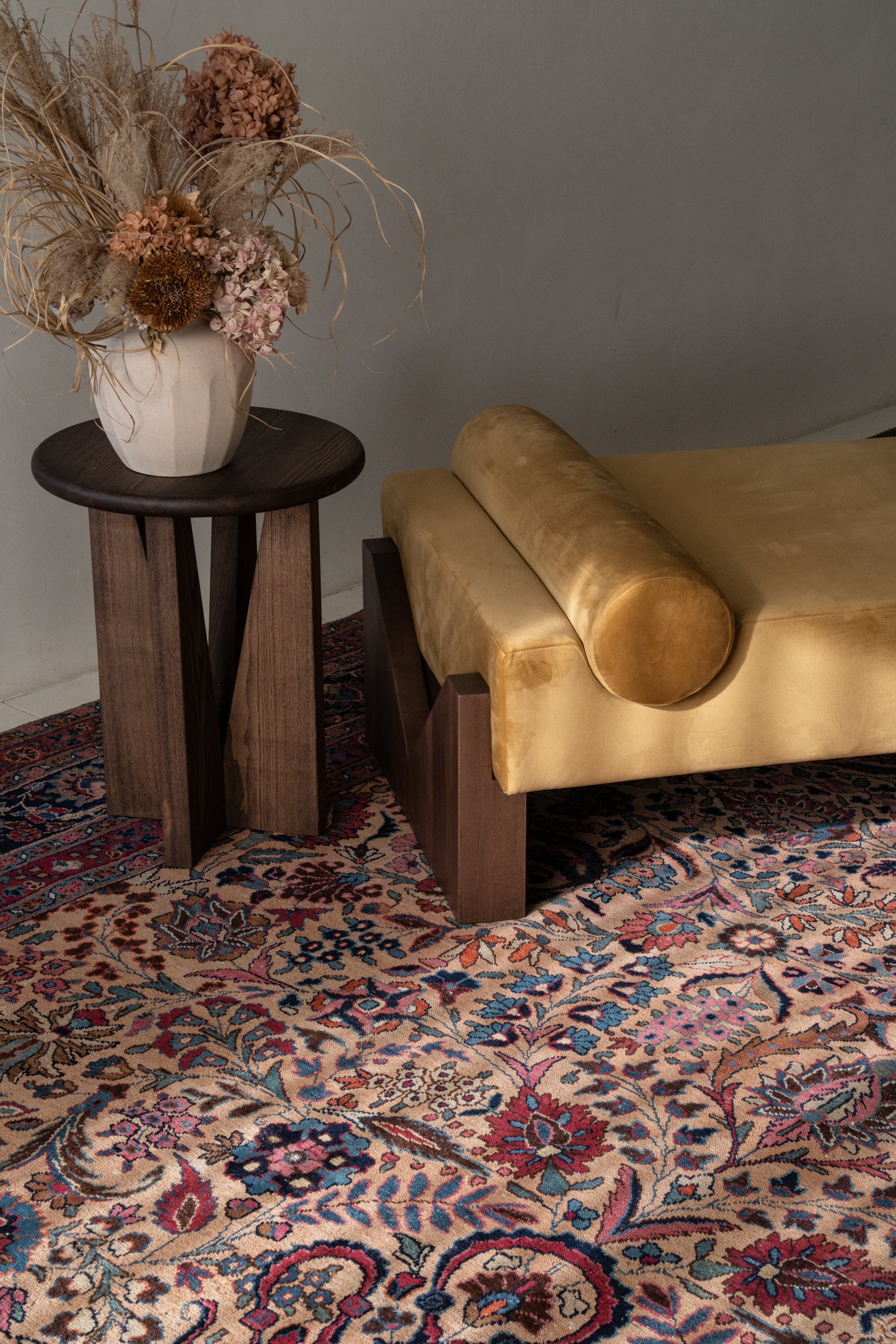 District Loom Vintage Tabriz Area Rug Pricilla