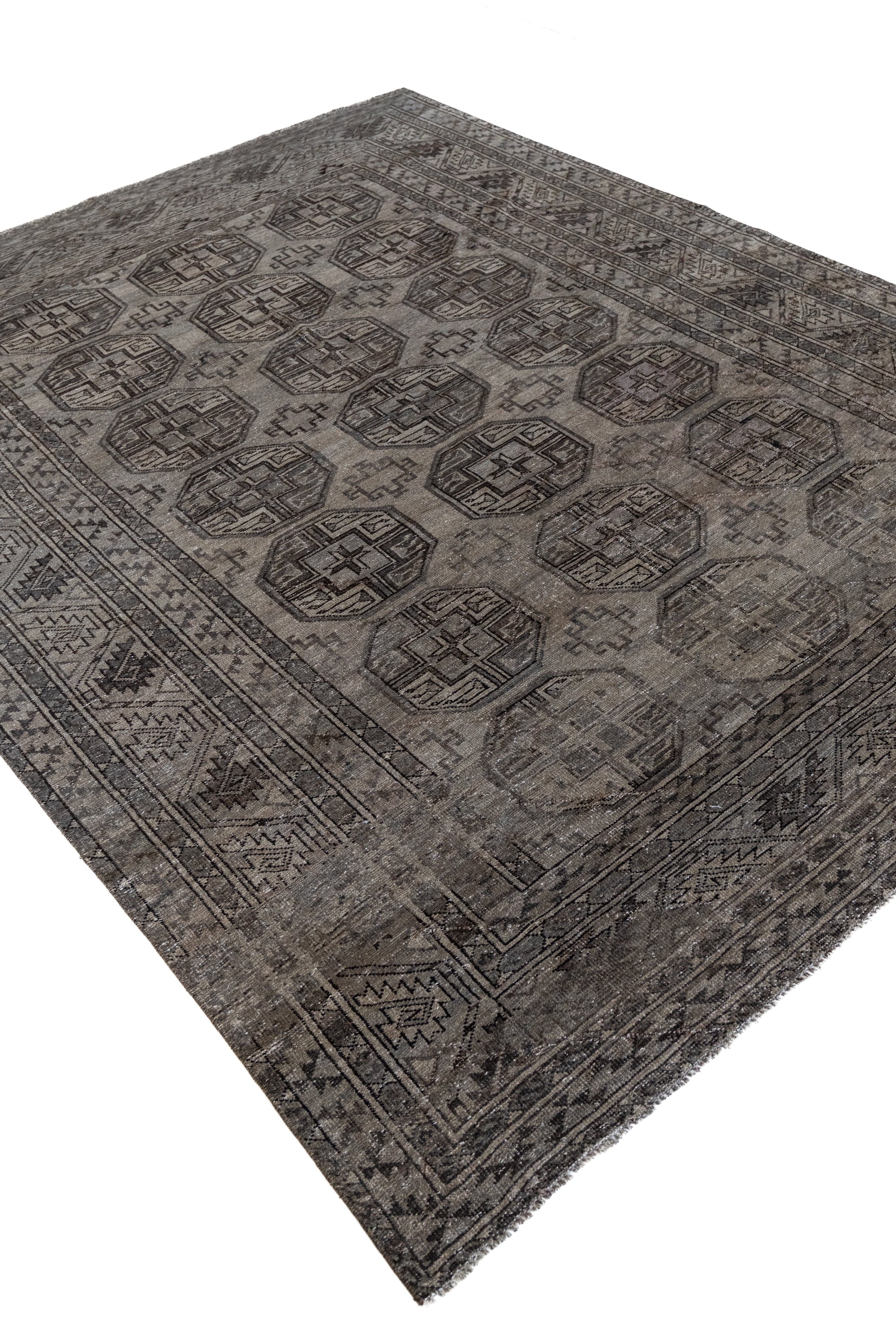 District Loom Vintage Ensari Area Rug Reed