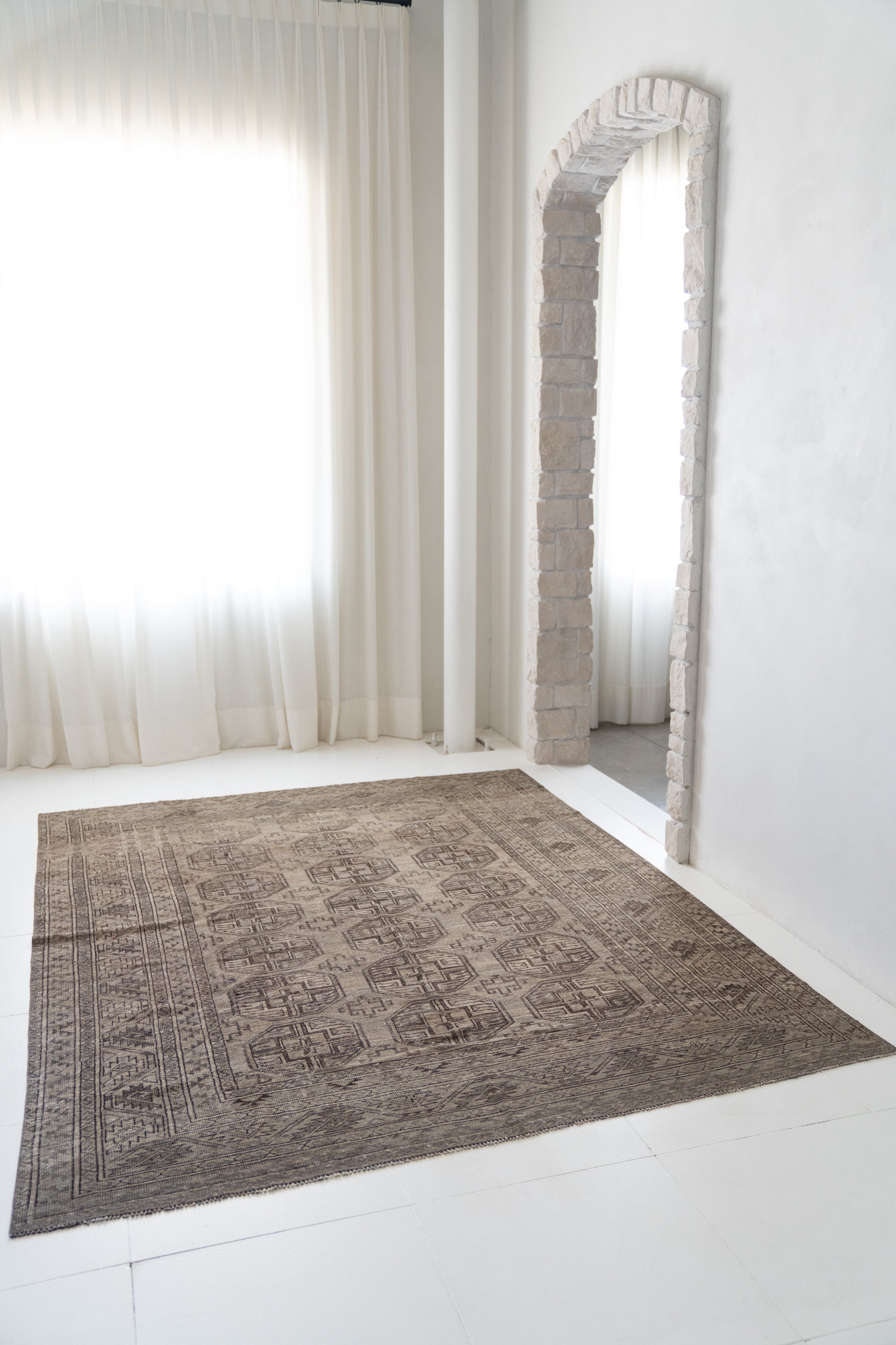 District Loom Vintage Ensari Area Rug Reed