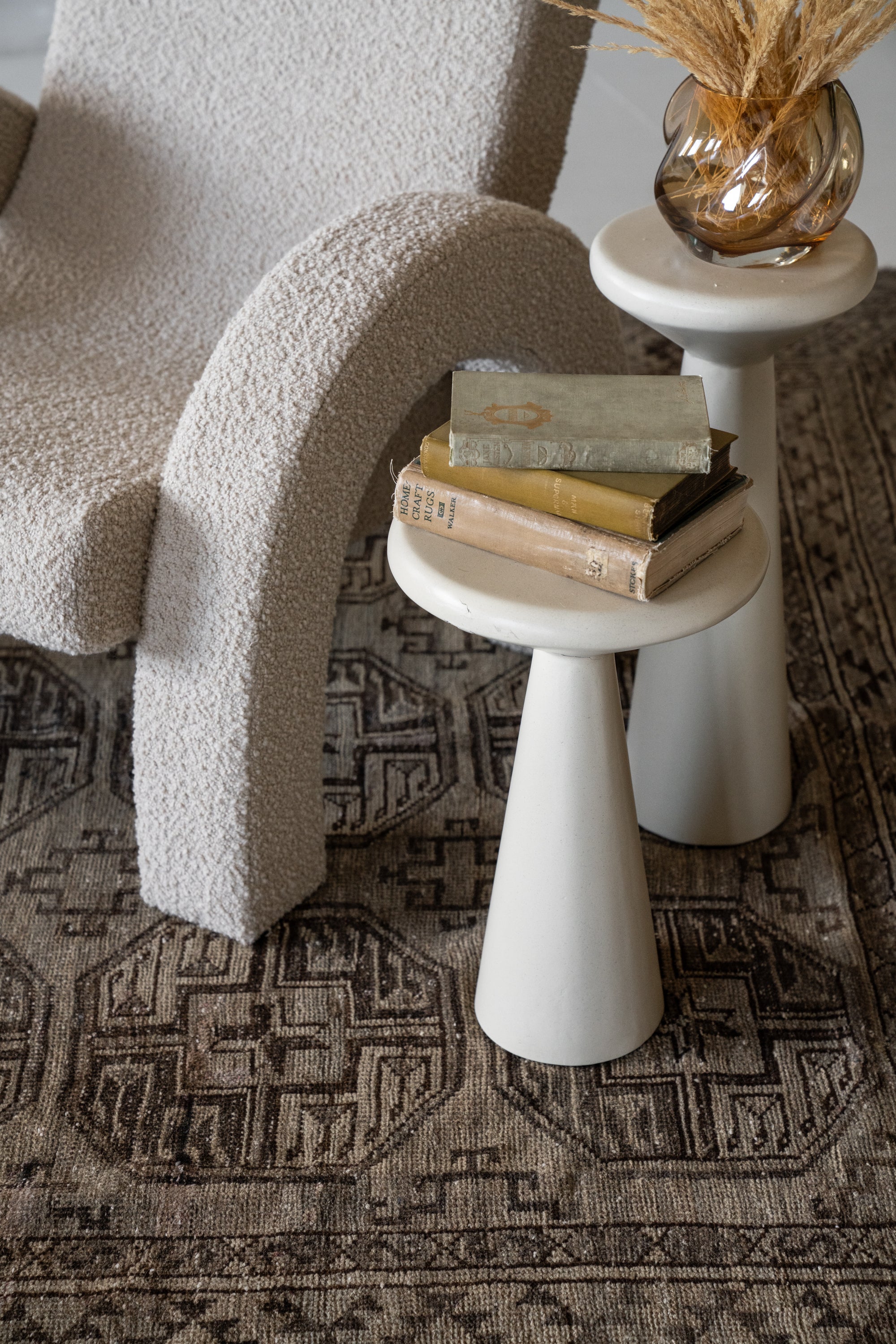 District Loom Vintage Ensari Area Rug Reed