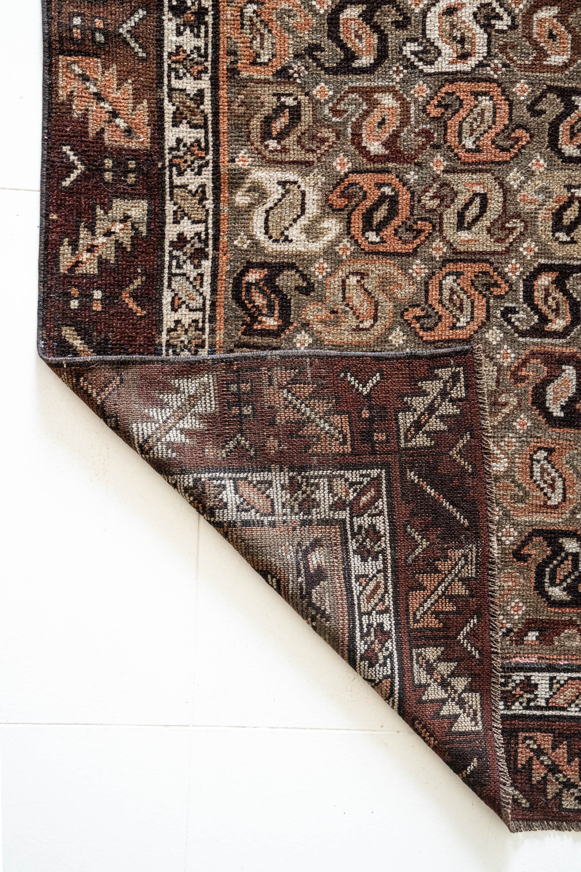 District Loom Vintage Persian Shiraz runner rug Wren