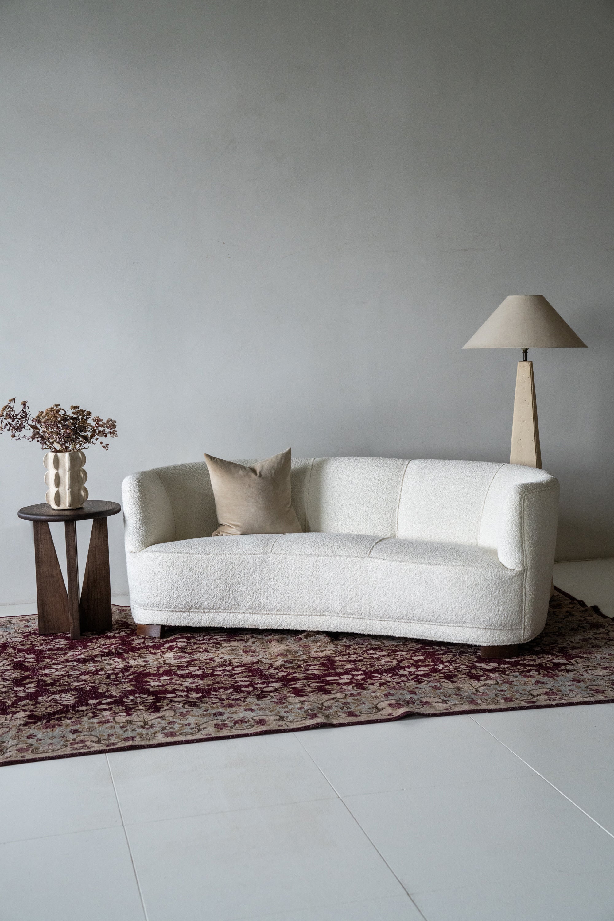 District Loom Vintage Kashan Area Rug Rhone