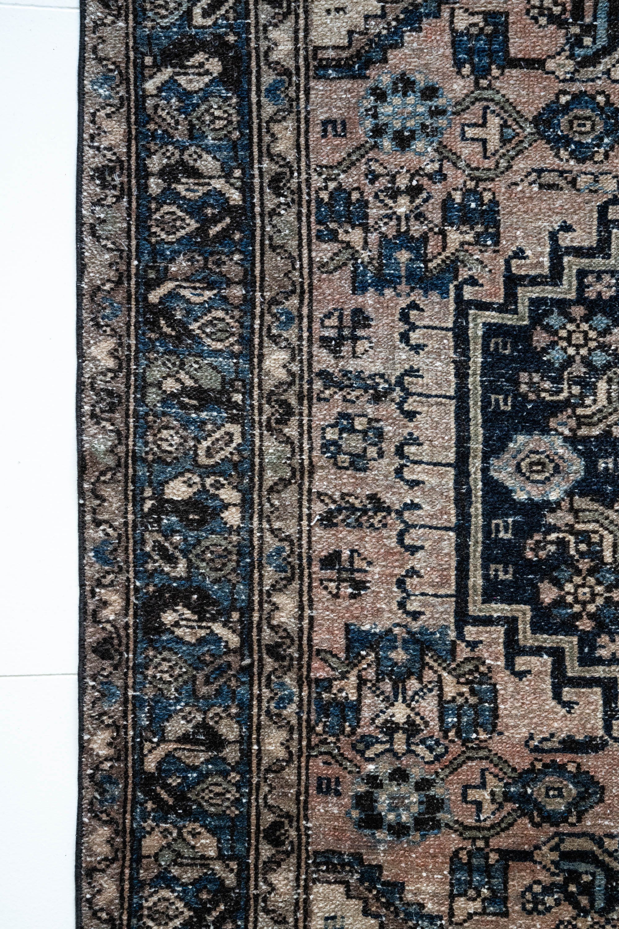 District Loom Vintage Hamadan scatter rug Valier