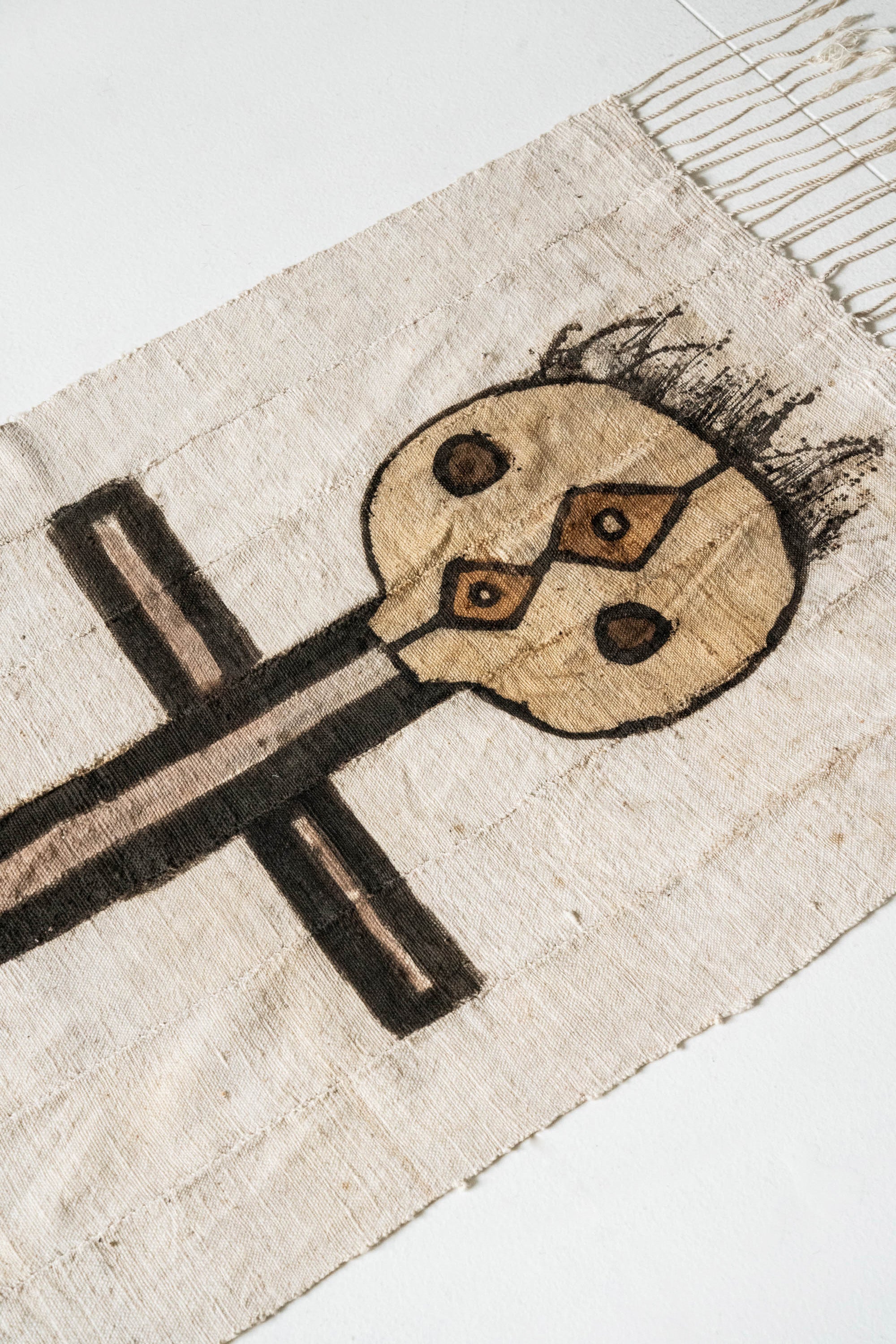 District Loom African Mud Cloth Textile by artist Kader Boly