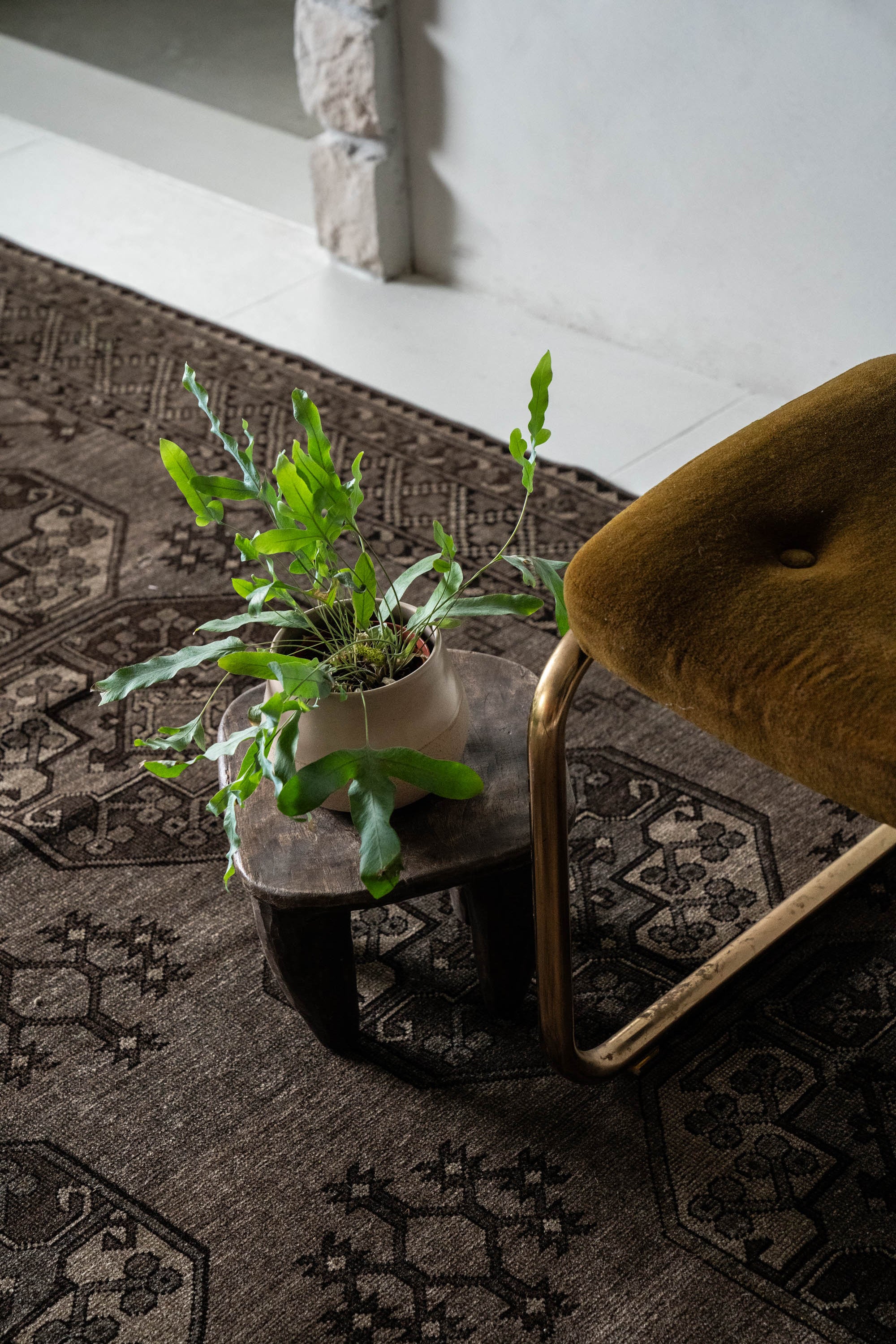 District Loom Vintage Ensari area rug Zurich