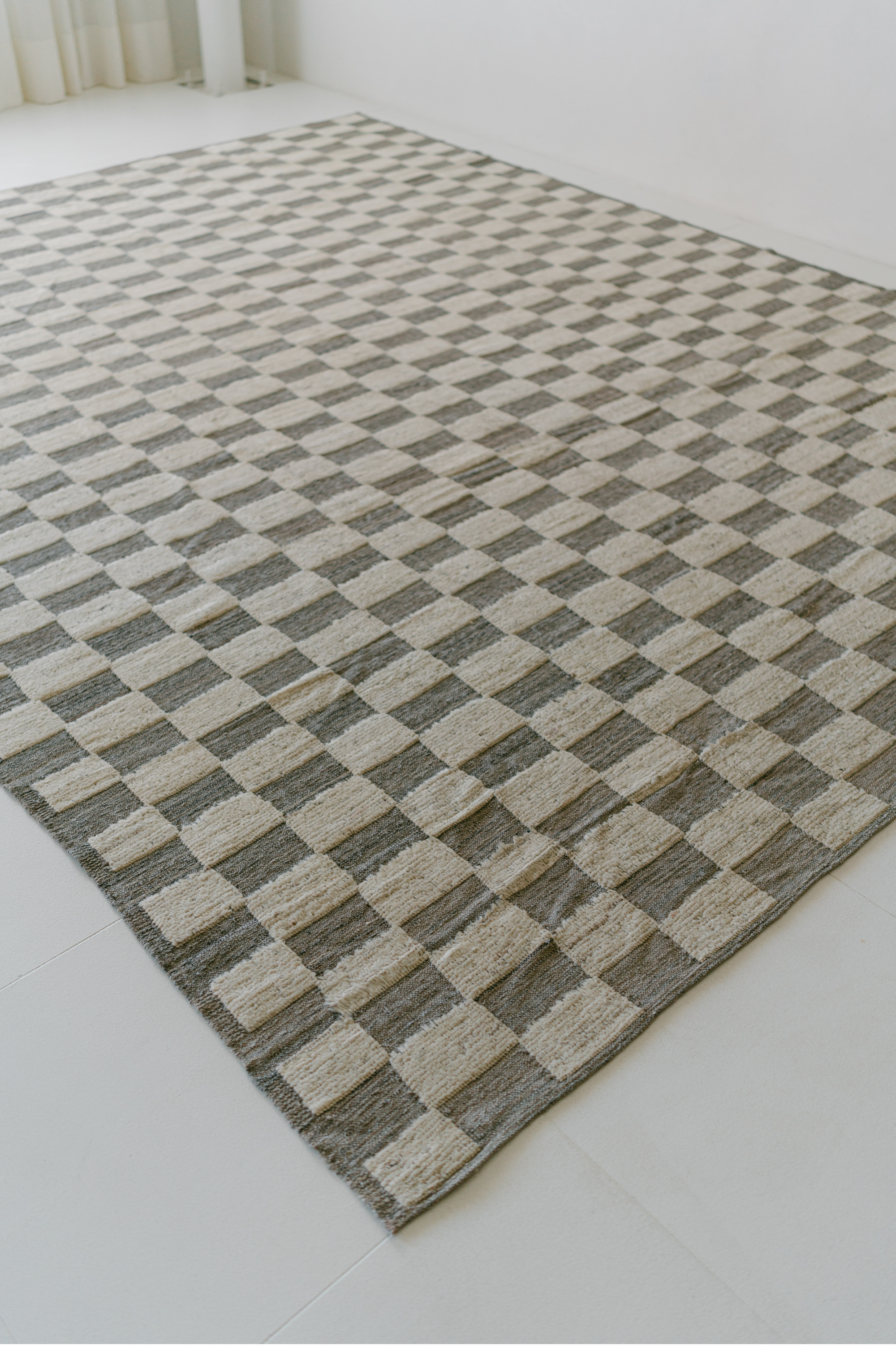 District Loom Modern hand knotted Afghan Tulu area rug 009