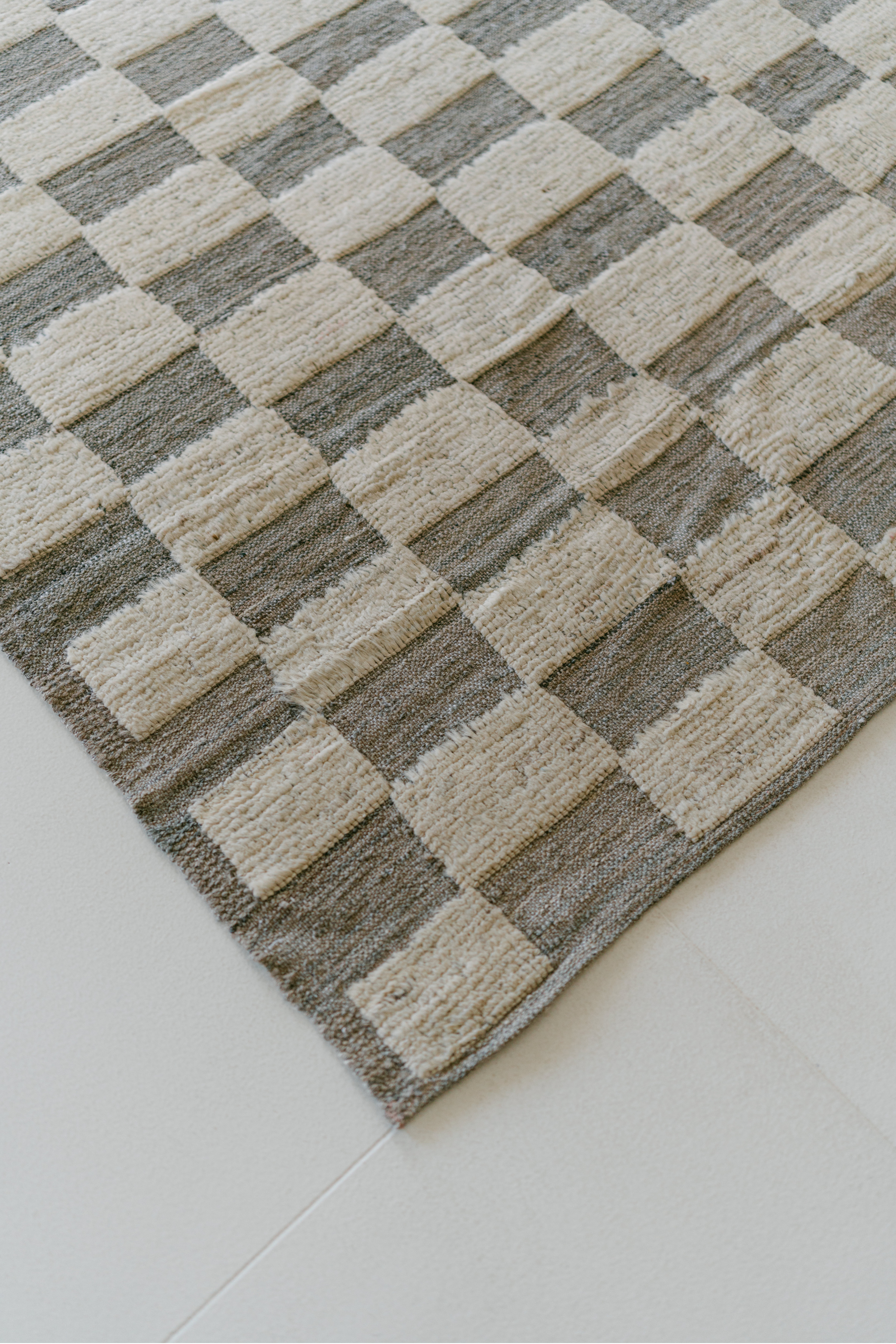 District Loom Modern hand knotted Afghan Tulu area rug 009