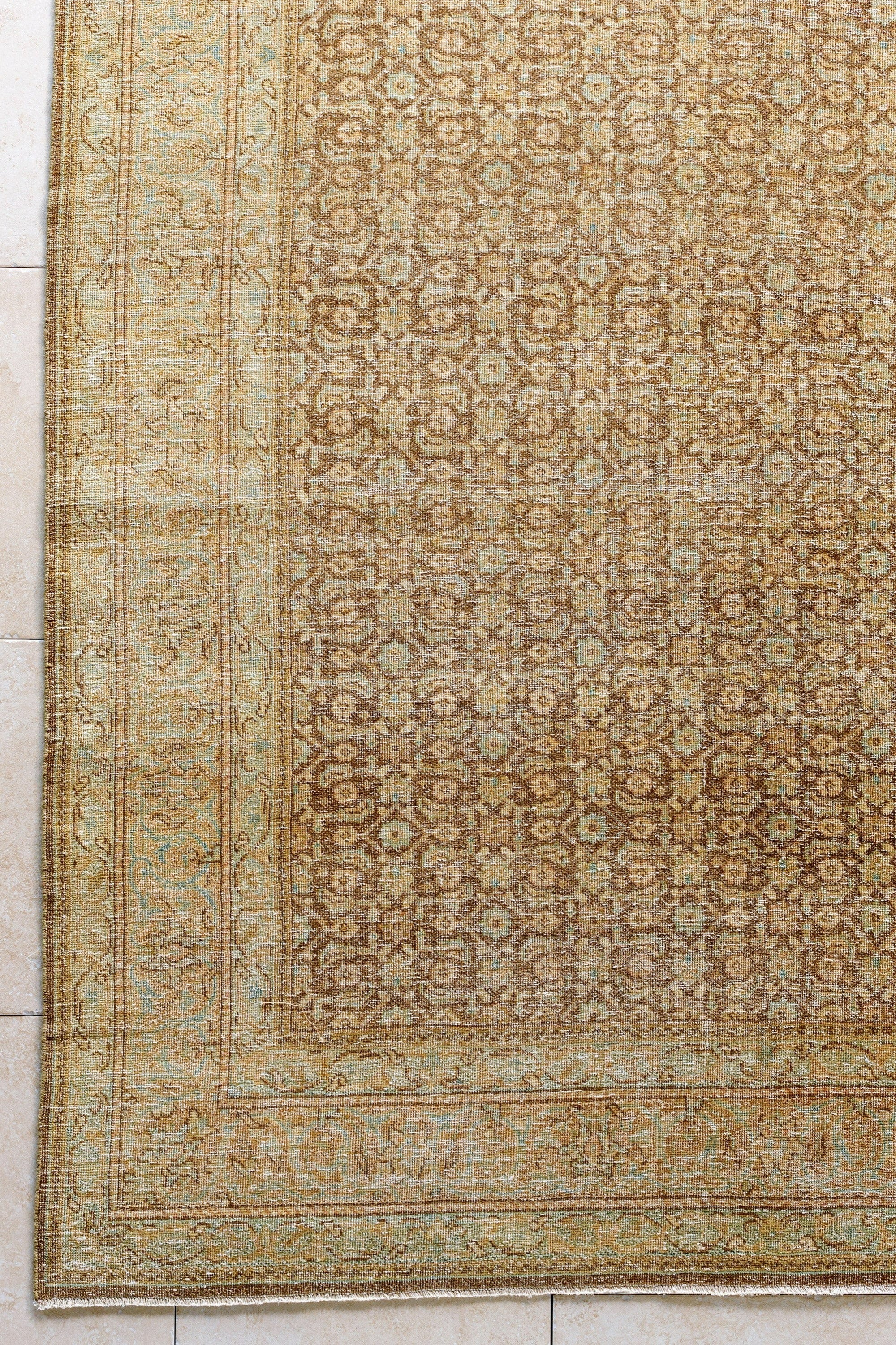 District Loom Vintage Persian Tabriz area rug Ambrose