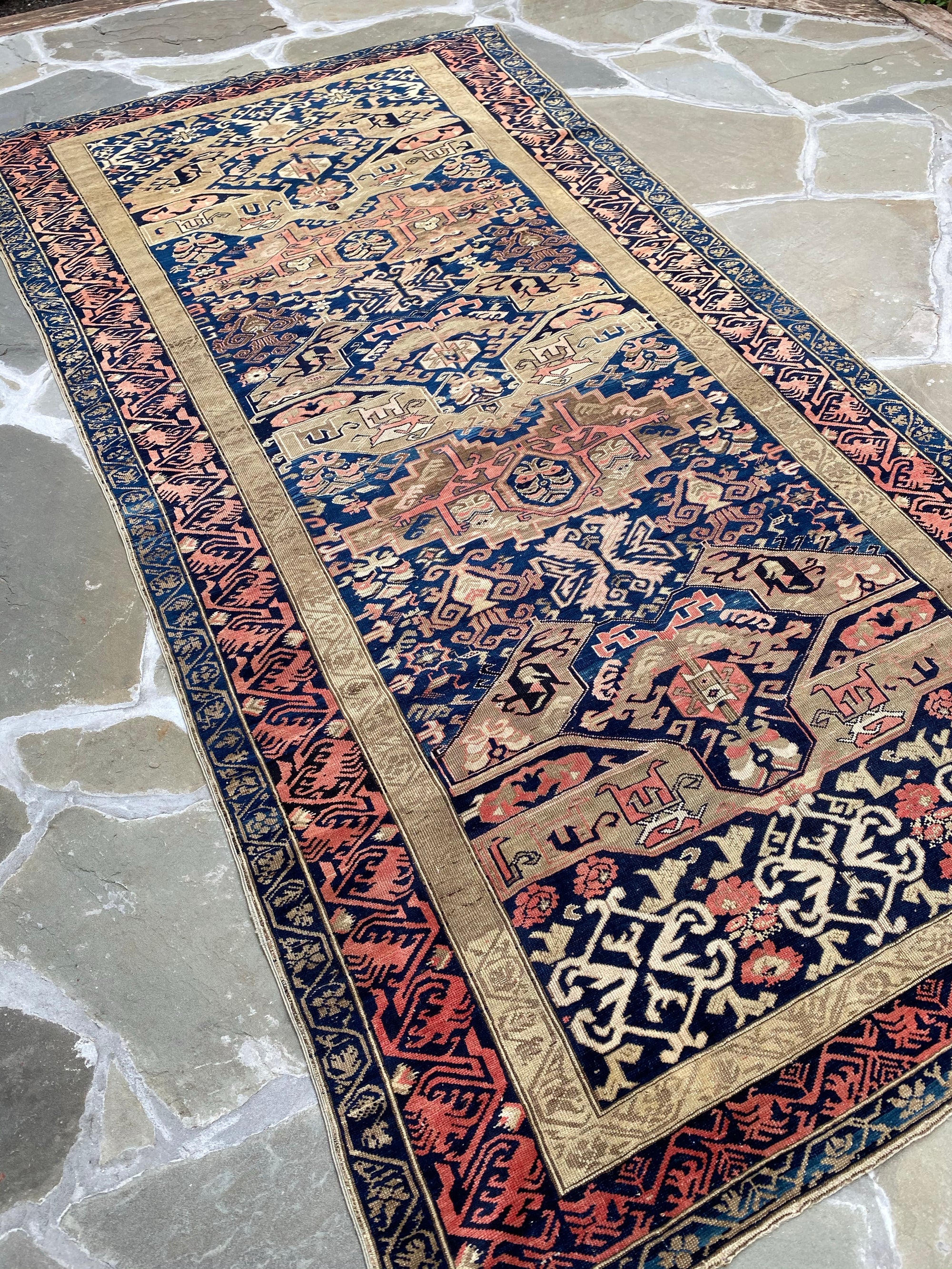 Large Antique Caucasian Zekhur Kuba
