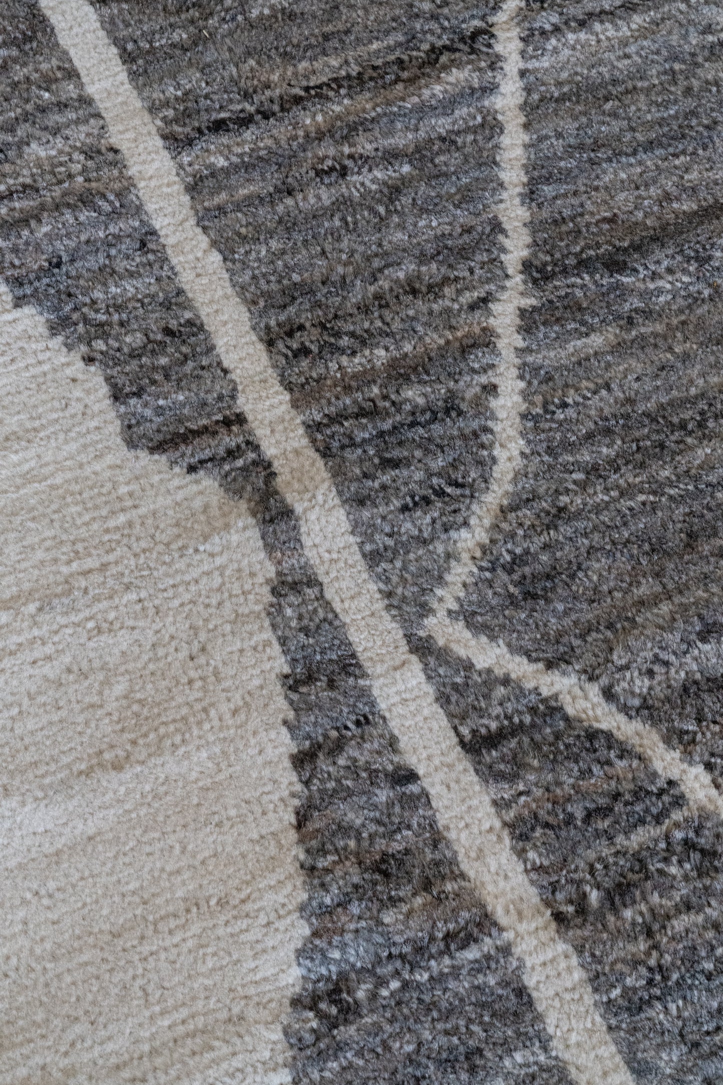 District Loom Modern hand knotted Afghan Tulu area rug made to order