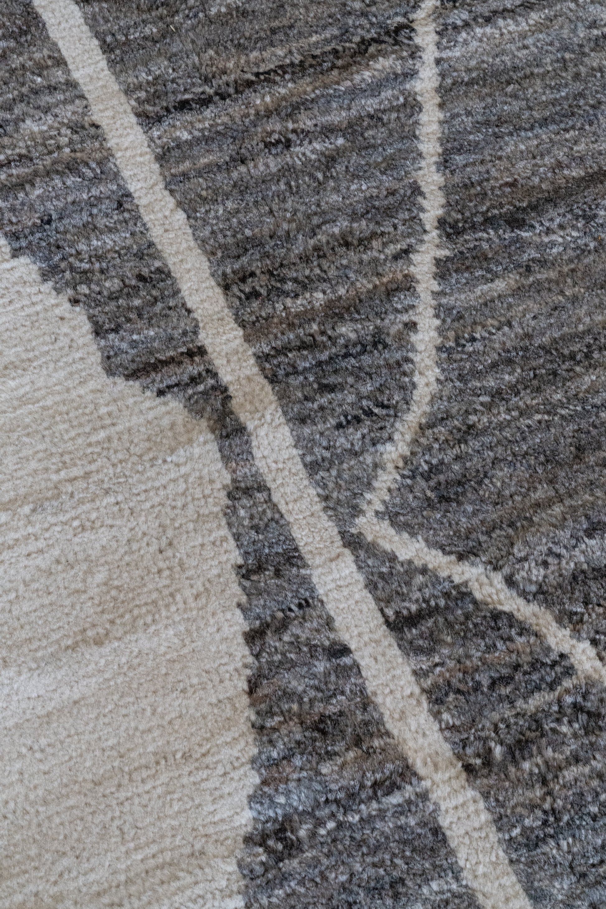 District Loom Modern hand knotted Afghan Tulu area rug made to order
