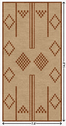 AMD Jute/Leather Custom 7'x14'