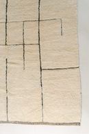 District Loom Modern hand knotted Moroccan Beni Ourain area rug 003 made-to-order