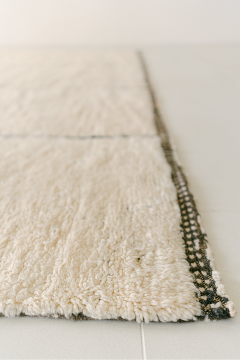 District Loom Modern hand knotted Moroccan Beni Ourain area rug 003 made-to-order