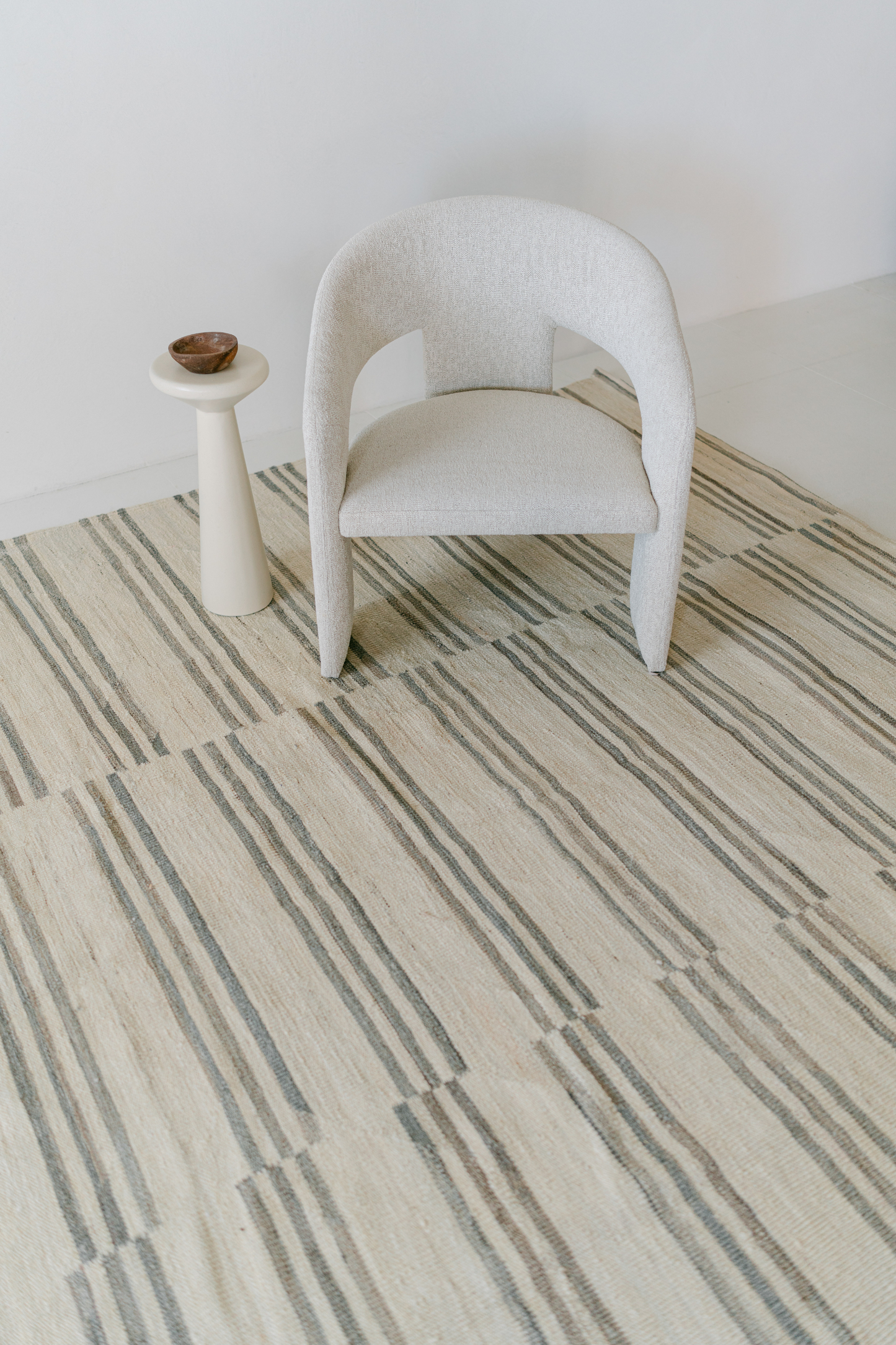 District Loom Modern hand knotted Afghan Tulu area rug 011 made to order
