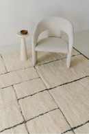 District Loom Modern hand knotted Moroccan Beni Ourain area rug 003 made-to-order