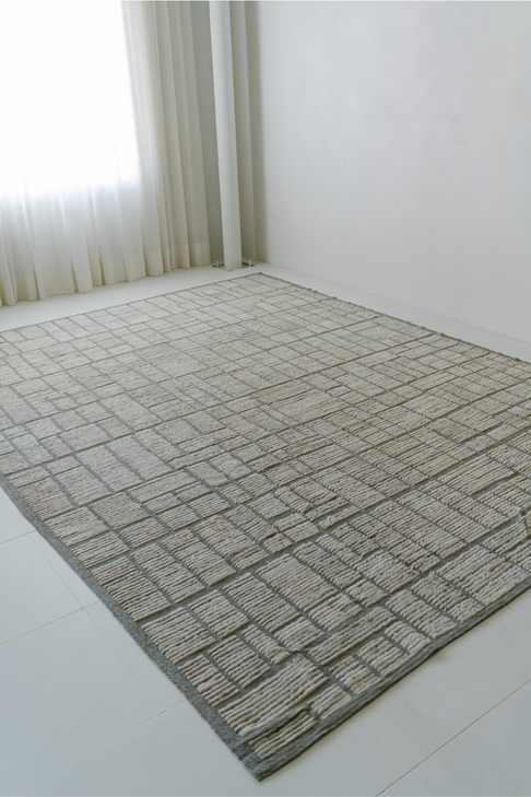 District Loom Modern hand knotted Afghan Tulu area rug 002 made to order