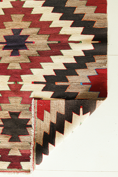 District Loom Turkish Kilim Scatter Rug No. 005