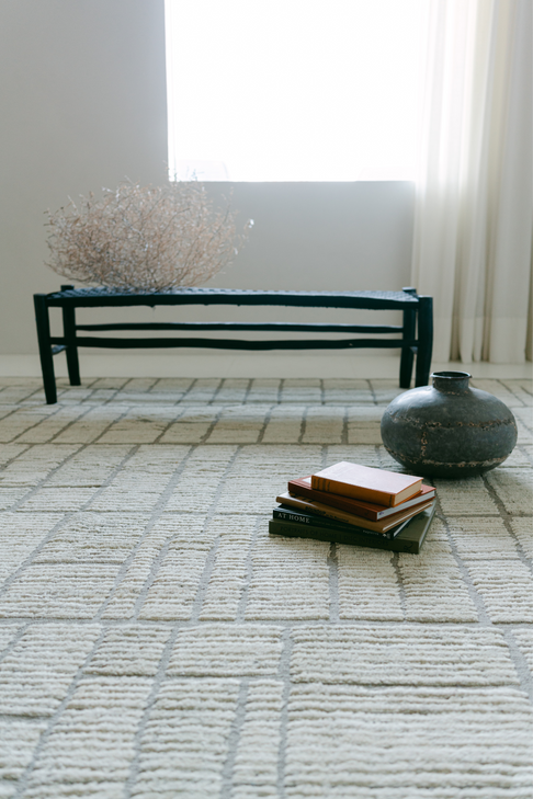 District Loom Modern hand knotted Afghan Tulu area rug 002 made to order