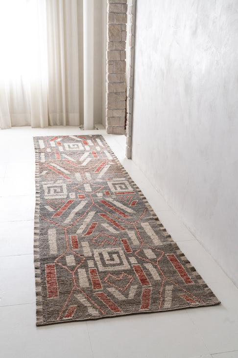 District Loom Contemporary Tulu runner rug 024