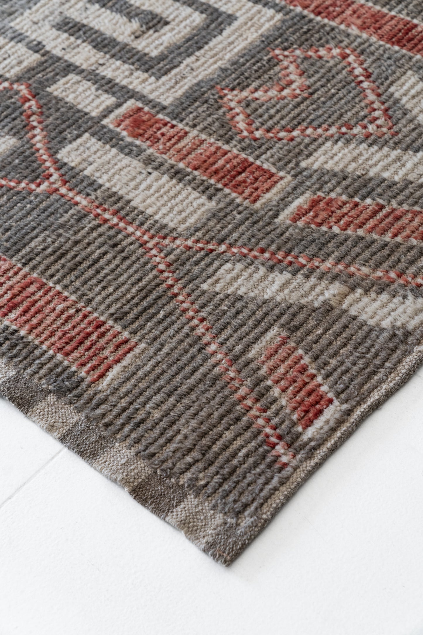 District Loom Contemporary Tulu runner rug 024