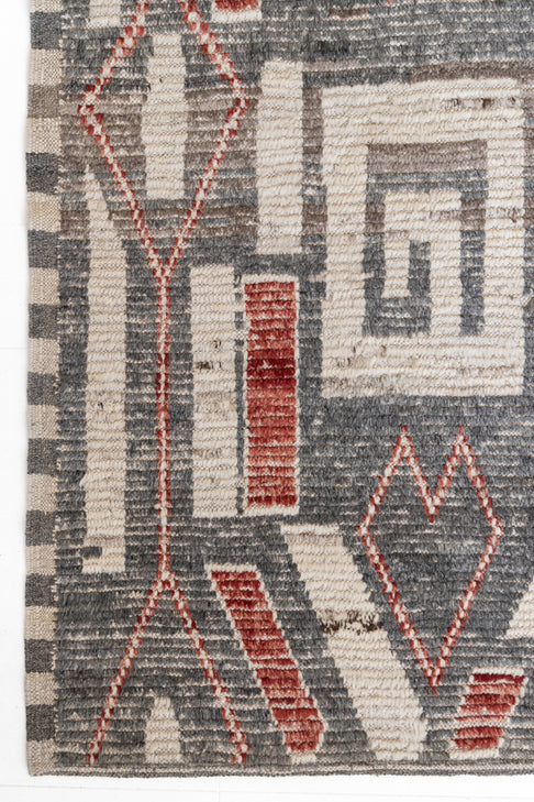 District Loom Contemporary Tulu runner rug 024