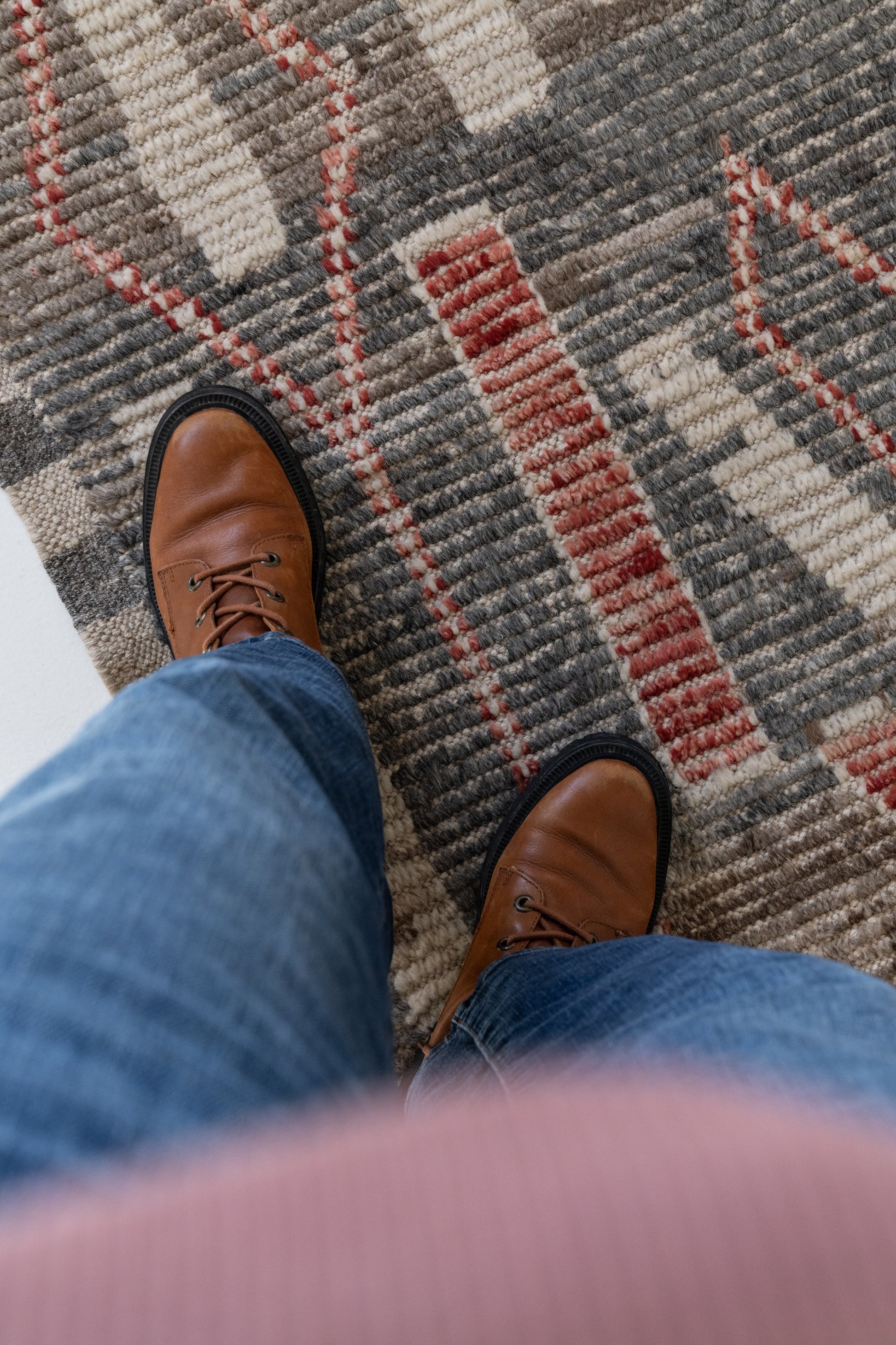 District Loom Contemporary Tulu runner rug 024