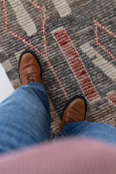 District Loom Contemporary Tulu runner rug 024