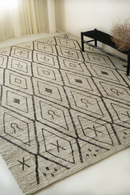 District Loom Modern hand knotted Afghan Tulu area rug 005 made to order