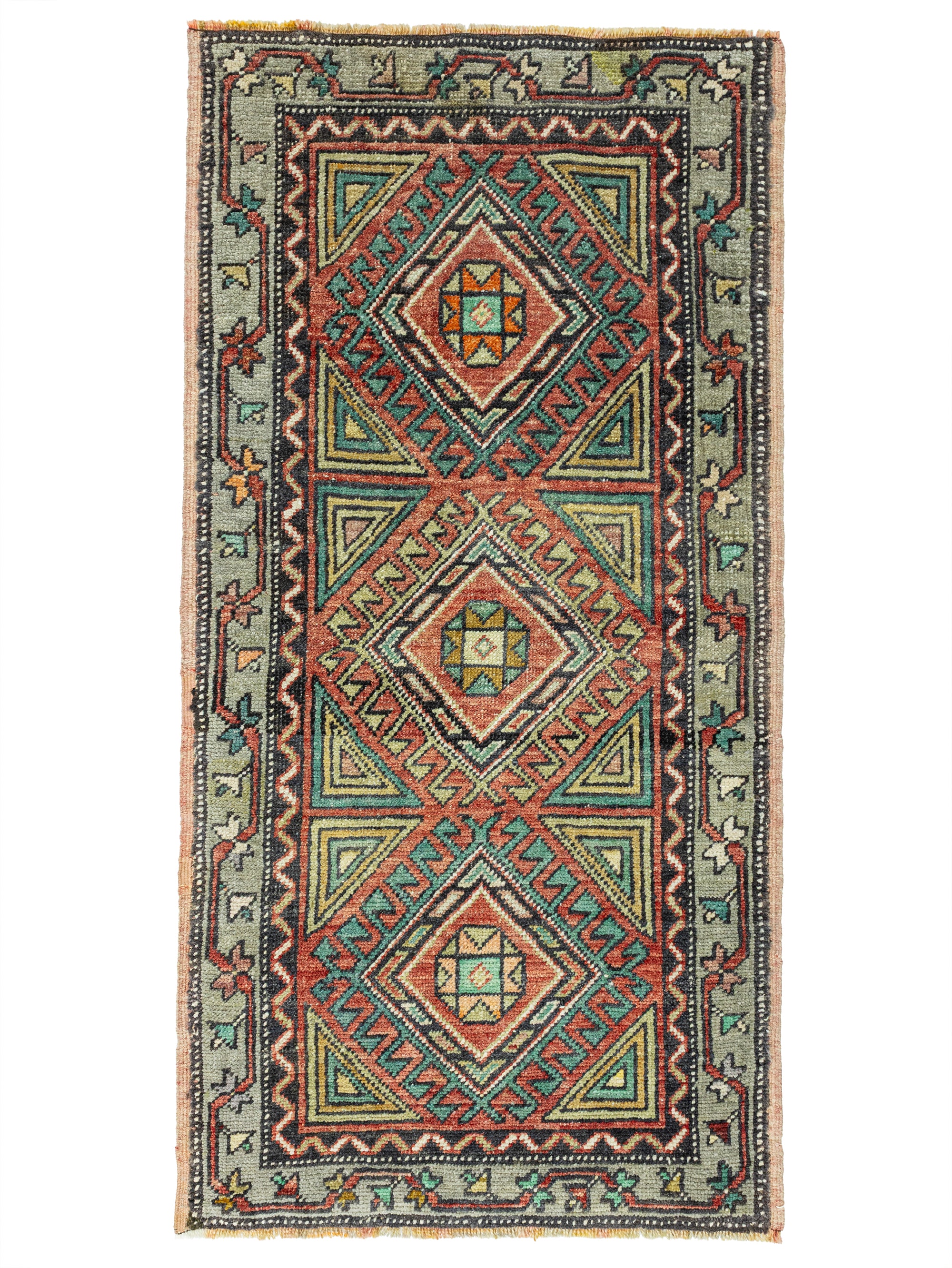 District Loom Vintage Turkish Mini Rug No. 760
