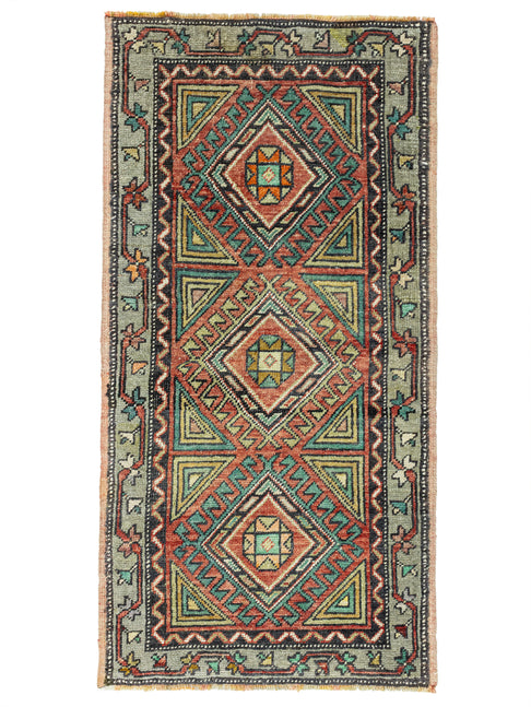 District Loom Vintage Turkish Mini Rug No. 760