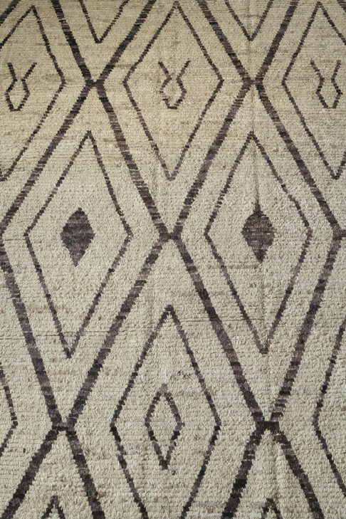 District Loom Modern hand knotted Afghan Tulu area rug 005 made to order