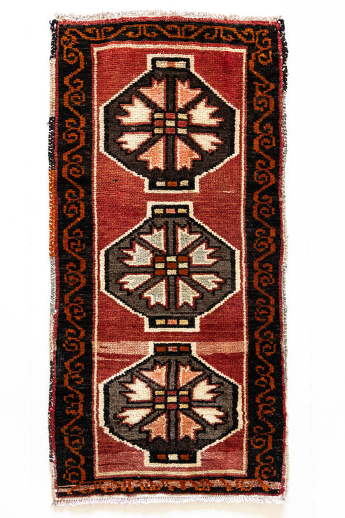 District Loom Vintage Turkish Mini Rug No. 496 for Anthropologie