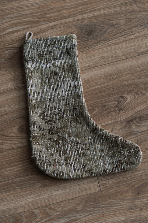 District Loom Christmas Stocking No. 49