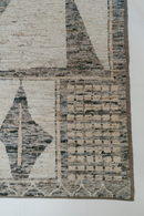 District Loom Modern hand knotted Afghan Tulu area rug made to order