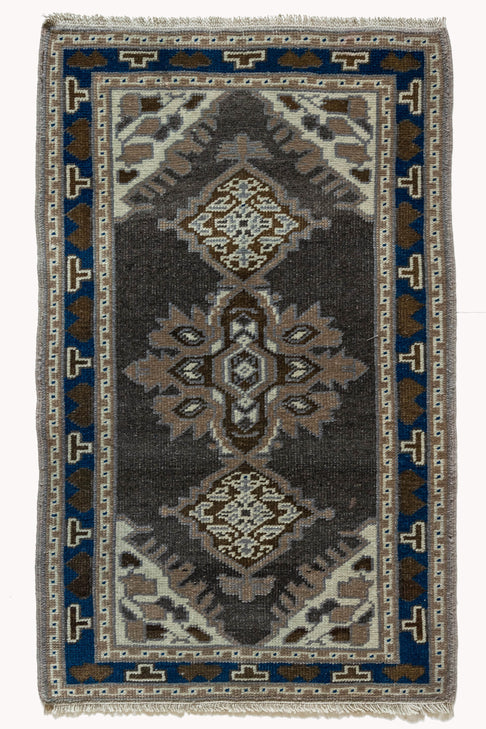 District Loom Vintage Turkish Mini Rug No. 546 for Anthropologie