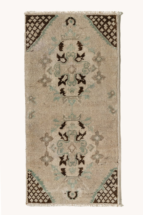 District Loom Vintage Turkish Mini Rug No. 709 for Anthropologie