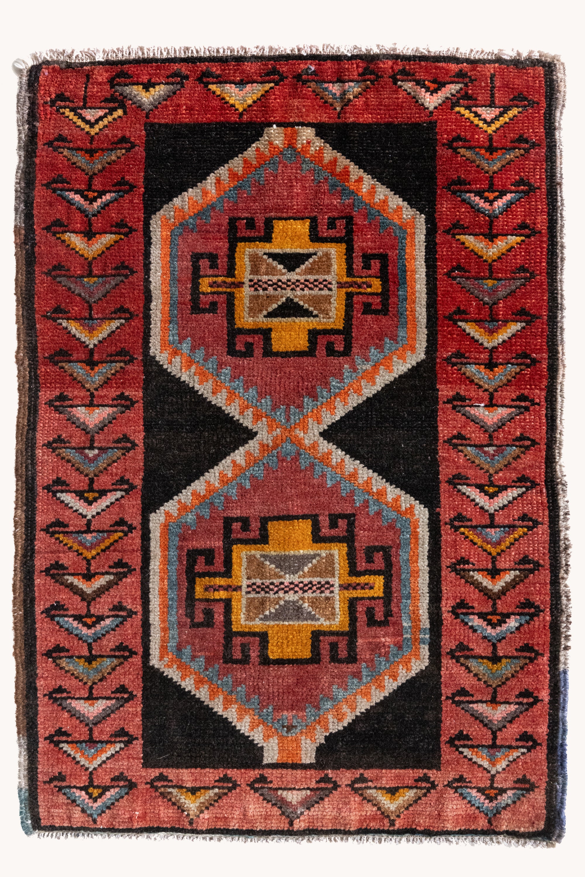 District Loom Vintage Turkish Mini Rug No. 733
