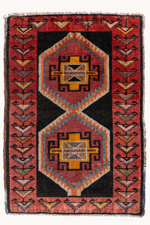District Loom Vintage Turkish Mini Rug No. 733