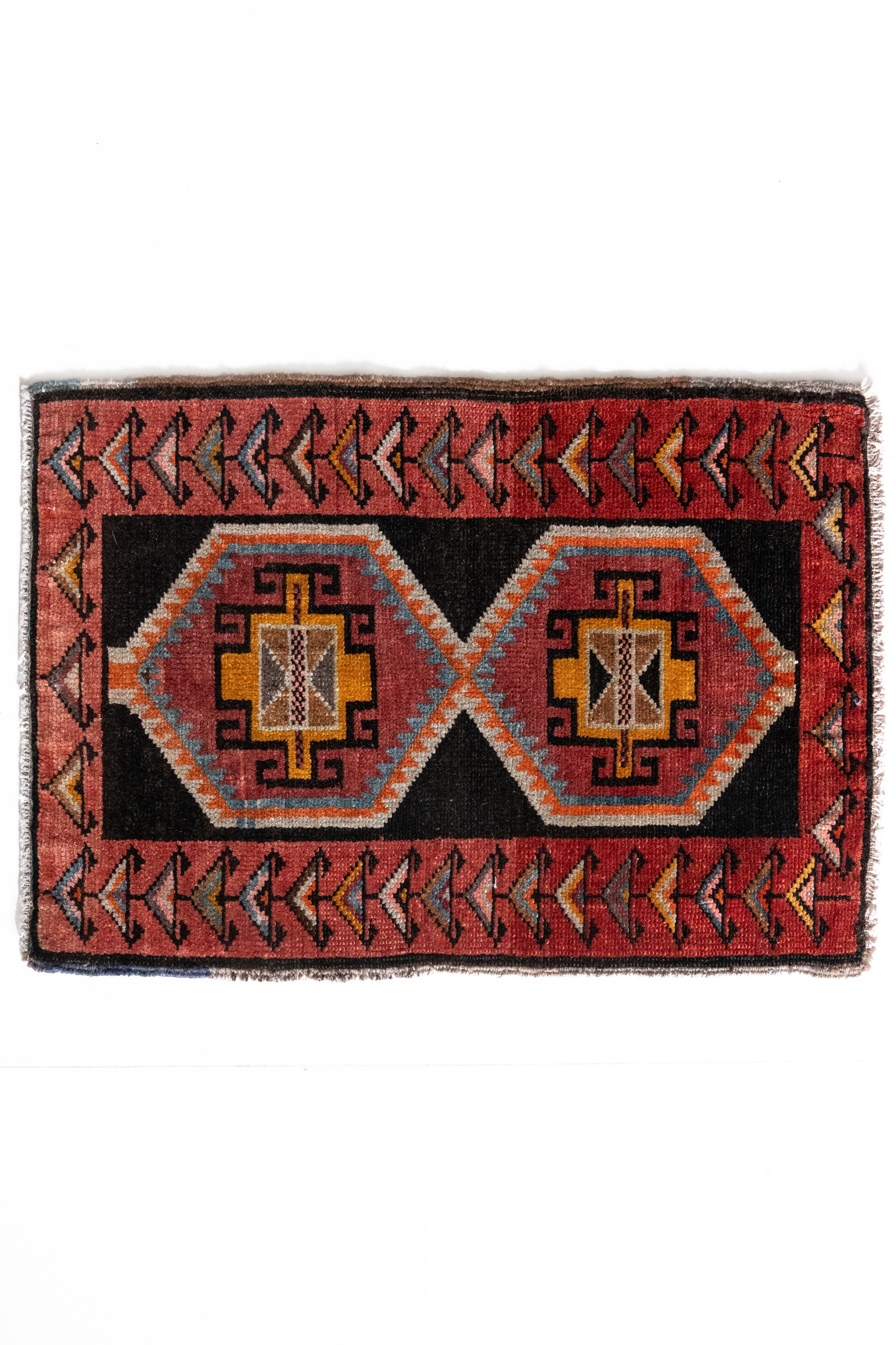 District Loom Vintage Turkish Mini Rug No. 733