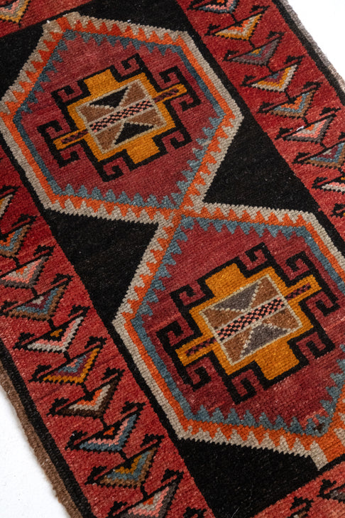 District Loom Vintage Turkish Mini Rug No. 733