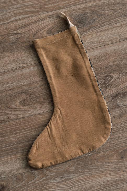 District Loom Christmas Stocking No. 77