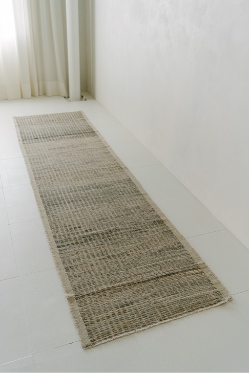 District Loom Modern hand knotted Afghan Tulu area rug made to order