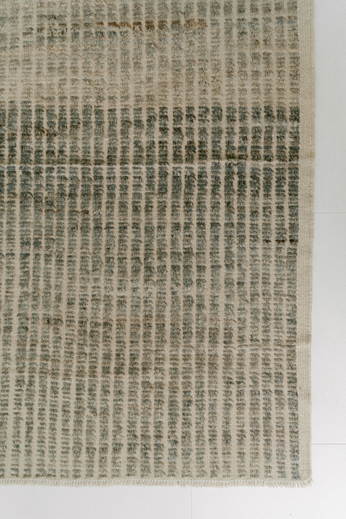 District Loom Modern hand knotted Afghan Tulu area rug made to order
