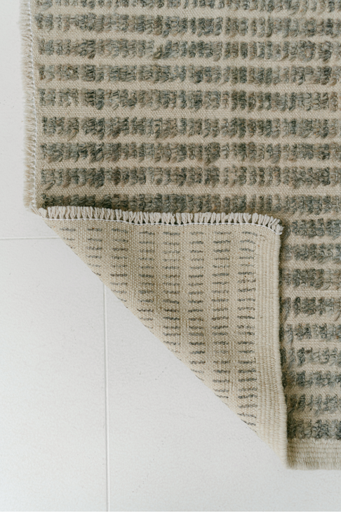 District Loom Modern hand knotted Afghan Tulu area rug made to order