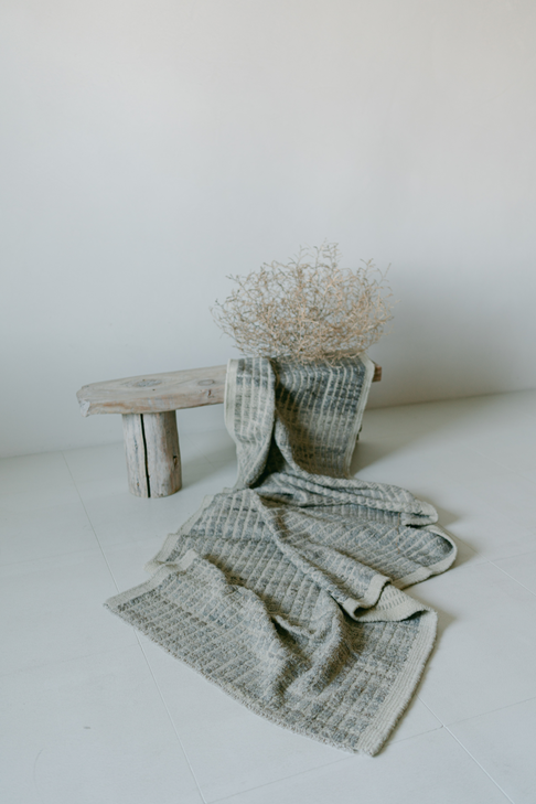 District Loom Modern hand knotted Afghan Tulu area rug made to order
